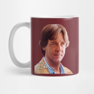 Russell Crowe Signed Portrait Mug